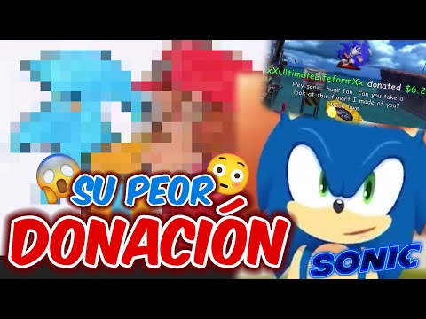 THE WORST DONATION!!! Sonic Vtuber (Dubbed Fandub Spanish)