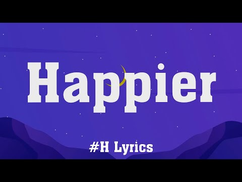 Olivia Rodrigo - Happier (Mix Lyric Video) | Conan Gray, Madison Beer,...