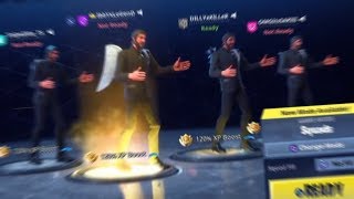 all fortnite dances in sync with 4 john wicks - season 3 battle pass