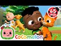 JJ and Cody's Furry Friends! 😺🐶| CoComelon | Sing Along | Learn about Animals