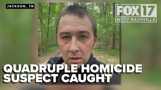 TIMELINE: Quadruple murder suspect in custody after week-long manhunt in West Tennessee