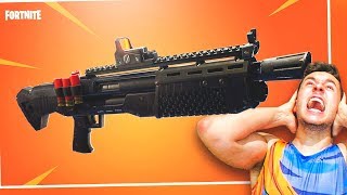 JUGANDO con la ESCOPETA LEGENDARIA de Fortnite! *NUEVO ARMA*  TheGrefg