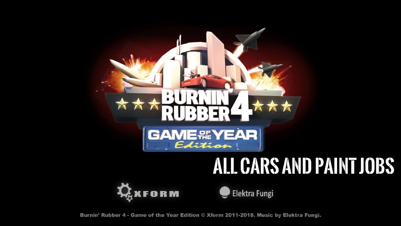 Burnin' Rubber 4 Standalone - All cars and paint jobs