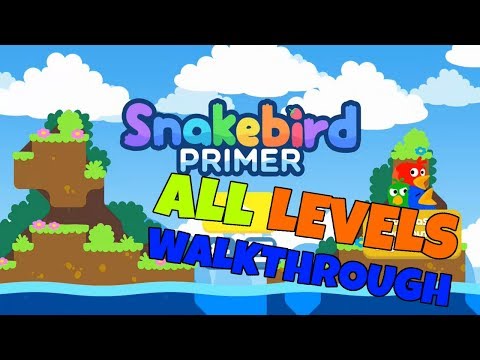 Snakebird Primer All Levels Walkthrough | Star 1-6 + Final Stage