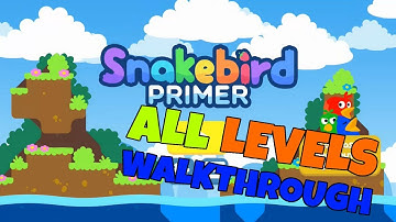 Snakebird Primer All Levels Walkthrough | Star 1-6 + Final Stage