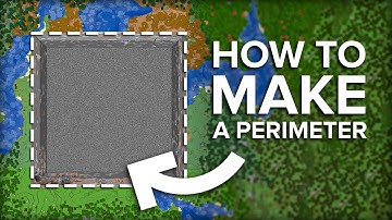 How To Make A Perimeter in 1.19 Minecraft Using TNT Quarry