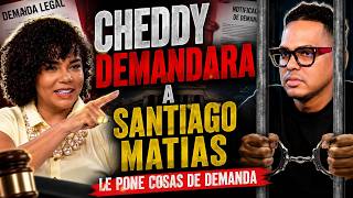 Cheddy Garcia demandara a Santiago Matias por 60 millones de pesos