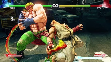STREET FIGHTER V Alex V-Trigger Test 4
