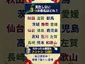 ⛰️都道府県クイズ⛰️認知症予防に！脳トレクイズで脳の若返り #17