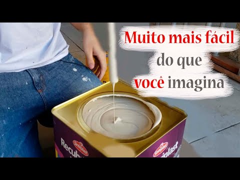 Vídeo: Como aplicar corretamente a tinta acrílica para banho?