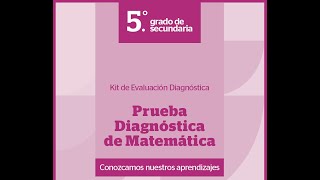 PRUEBA DE DIAGNOSTICO DE MATEMÁTICA 5TO SECUNDARIA