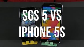 Samsung Galaxy S5 vs Apple iPhone 5S detailed comparison screenshot 1