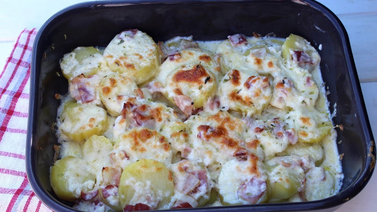 Patatas carbonara en Thermomix. ¡DELICIOSAS!