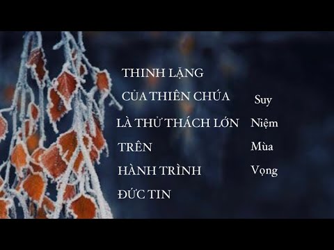 ☘️ THINH LẶNG CỦA THIÊN CHÚA ✨LÀ THỬ THÁCH LỚN 💥TRÊN HÀNH TRÌNH ĐỨC TIN 🙏🏼|| Suy niệm Mùa Vọng B