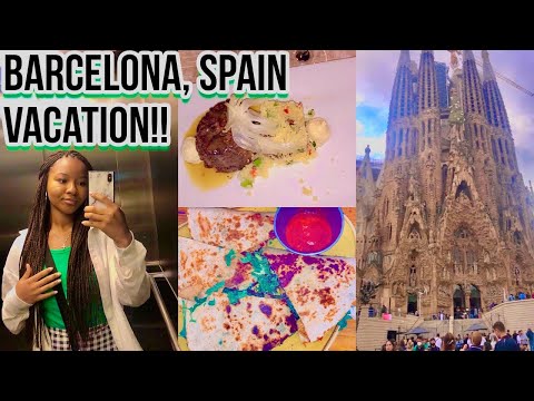 VACATION IN BARCELONA, SPAIN! | Travel Vlog in Europe | La Sagrada Familia, Viana Restaurant, + More