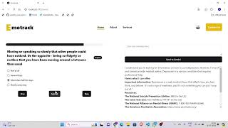 PHQ-9 assessment using Next.js + Gemini screenshot 5