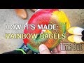 Rainbow bagels on Brick Lane: how they&#39;re made