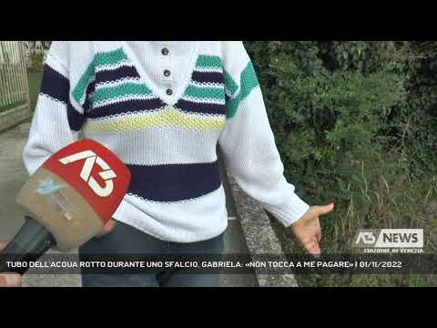TUBO DELL'ACQUA ROTTO DURANTE UNO SFALCIO, GABRIELA: «NON TOCCA A ME PAGARE» | 01/11/2022