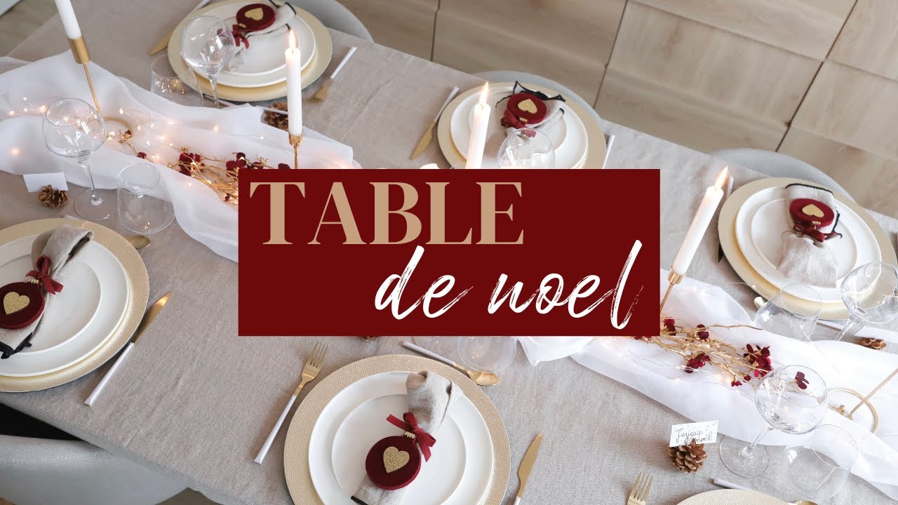 Nos idées pour créer une jolie table de Noël - Conseil déco Debongout