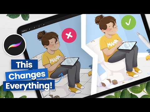 Black line art is out! This is what you should do instead (Procreate hack)