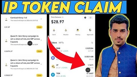 ip token claiming process in binance web3 wallet | binance x story protocol airdrop claim