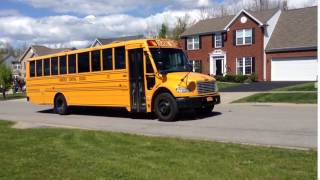 Bus 172 pulls up in front of my house
