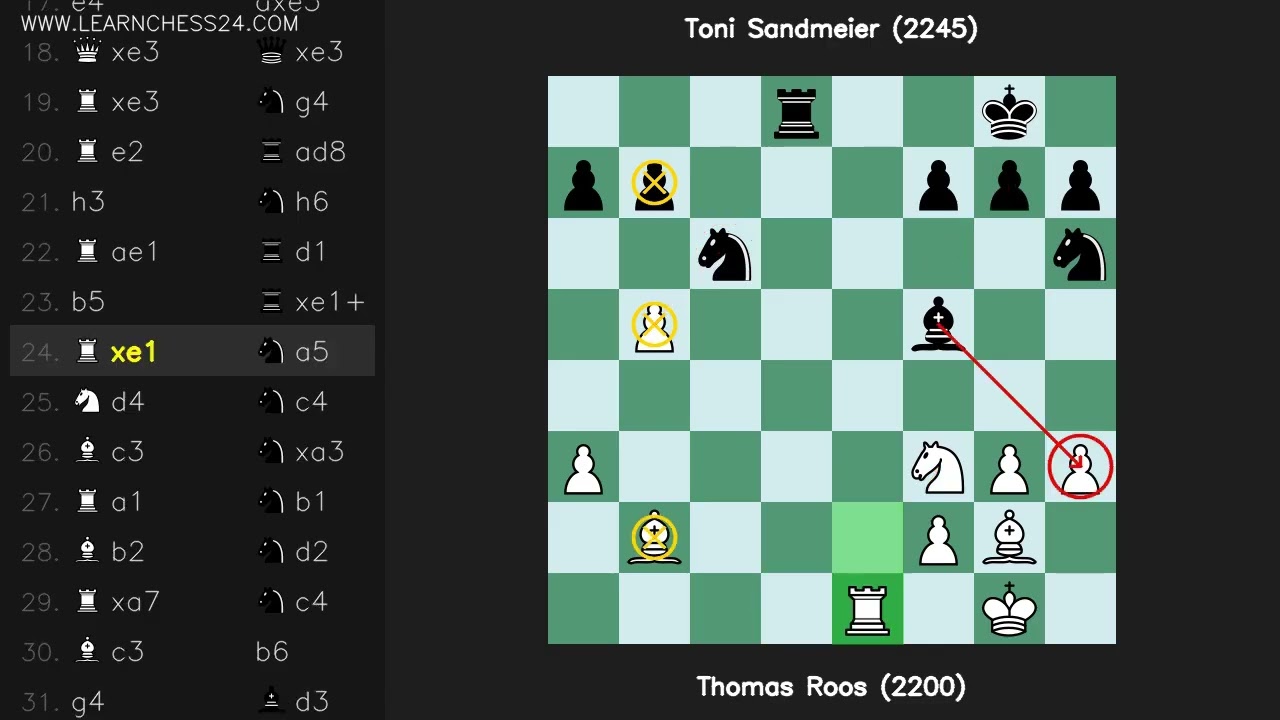 Abertura-Catalana: Thomas Roos (2200) vs Toni Sandmeier (2245)