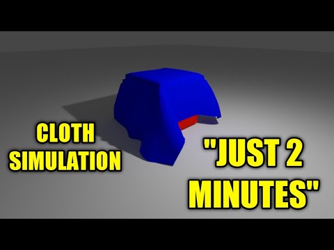 Easy Cloth Simulation Tutorial in Blender - YouTube