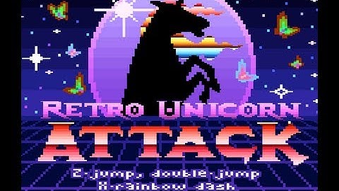 Retro Unicorn Attack - Free Online Game from Adult Swim