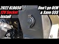 2022 Kawasaki KLR650 12V Socket Install & How To | Don't Buy OEM, Save $$$$