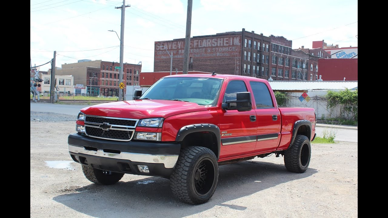 2006 Chevy Silverado 2500 LBZ 1 owner Red - YouTube
