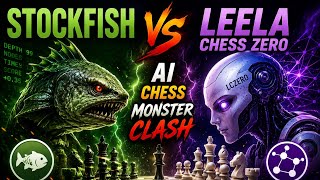 Stockfish vs Leela Chess Zero ♟️ | AI Chess Monster Clash