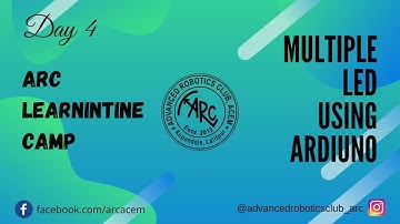 Multiple Led using Arduino in Tinkercad || Advanced Robotics Club (ARC)