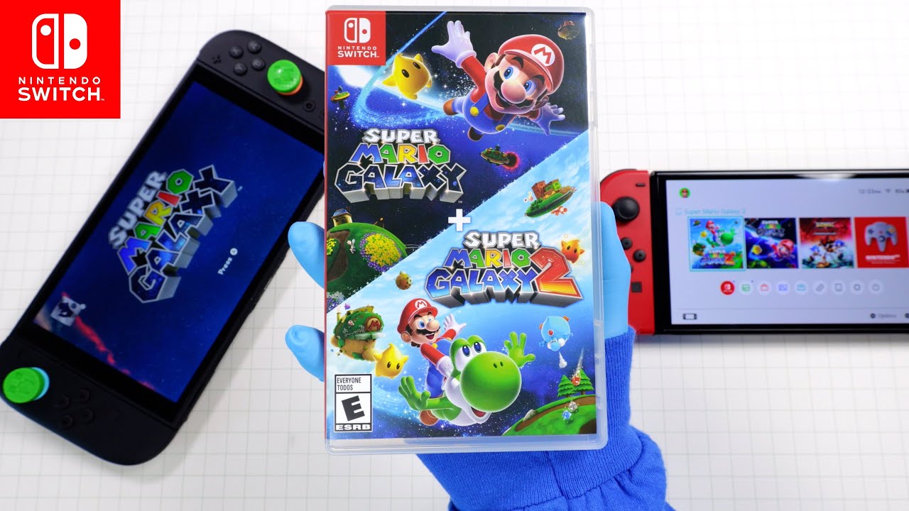 Super Mario Galaxy + Super Mario Galaxy 2 Unboxing | Gameplay
