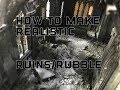 Realistic Ruins And Rubble Piles For Warhammer 40k, Historical And Fantasy Terrain