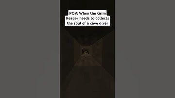 Cave divers need to stop #trending #minecraft #trendingshorts #funny