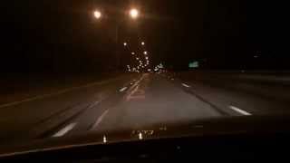 Driving to downtown Cincinnati  at 6am in a hyper-lapse