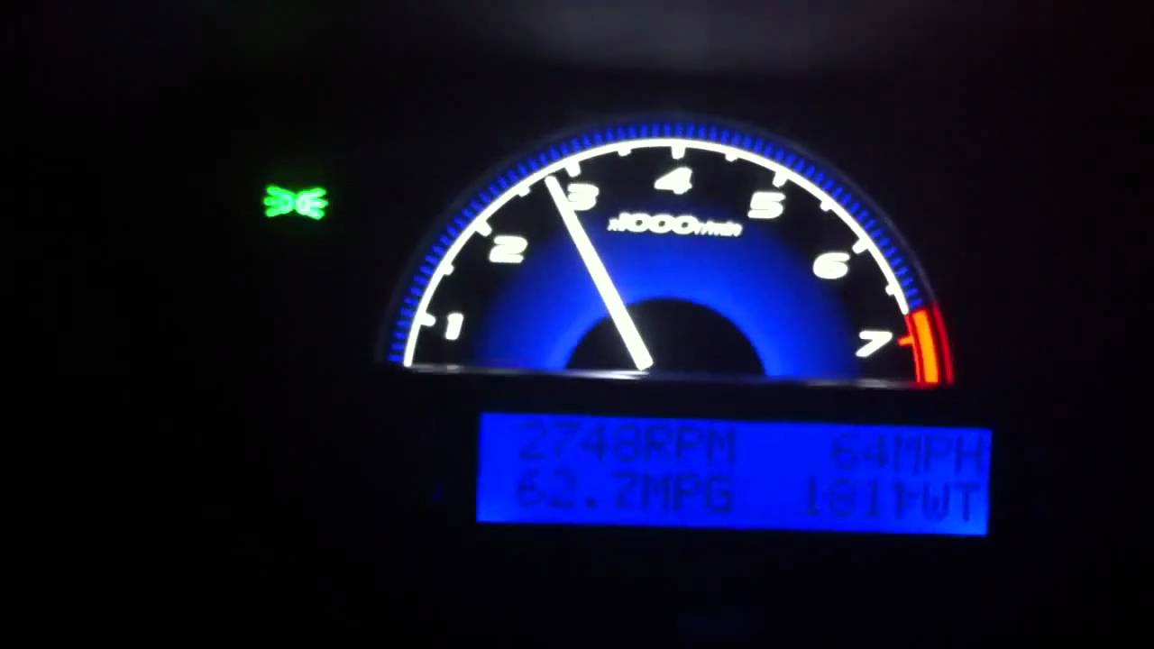 ScanGauge 2 incar footage in 720p HD YouTube