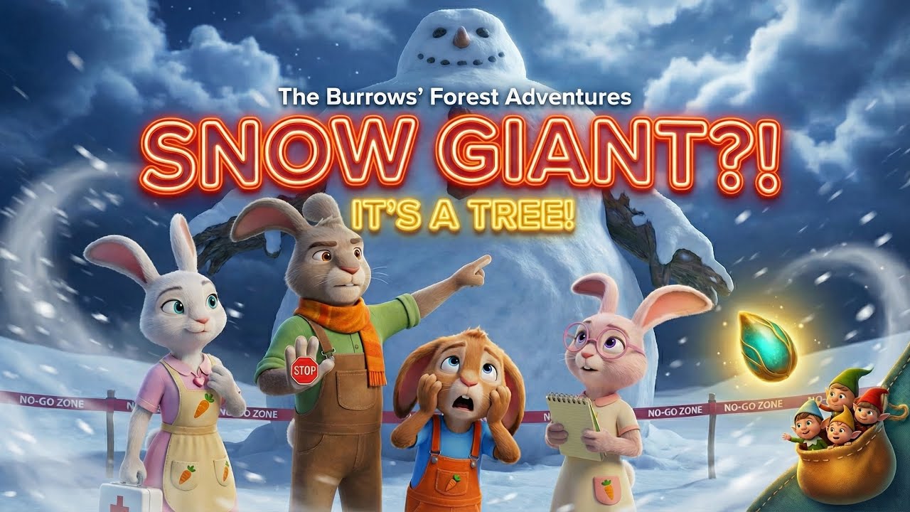 The Buck’s Forest Adventures - The Giant Blizzard & The Tiny Leaf House Rescue ❄️🧚‍♂️Winter Safety