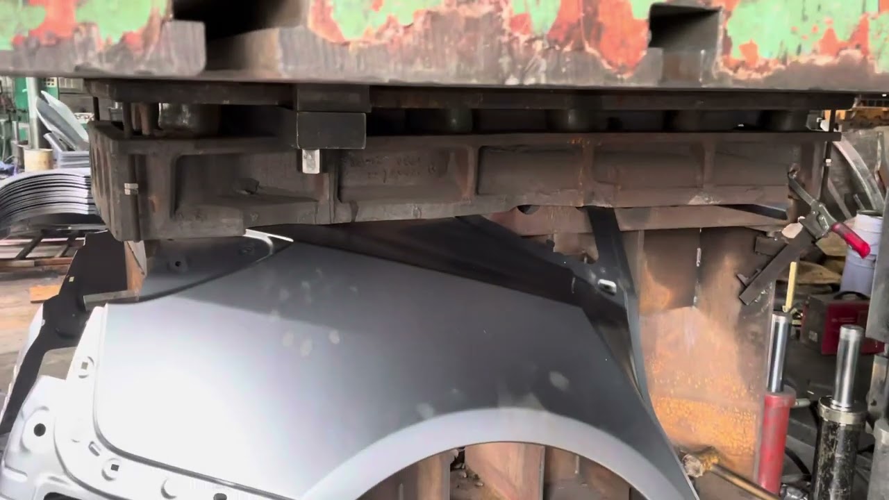 ALSETTE flanging dies of the rear quarter panel wing outer skin for Tesla Model 3