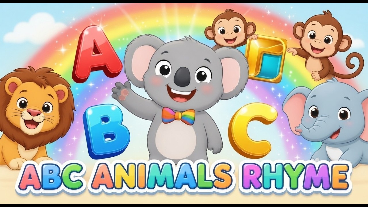 ABC Animals Rhyme for Kids 🐨 | Alphabet Song A to Z for Toddlers | KoKo ...