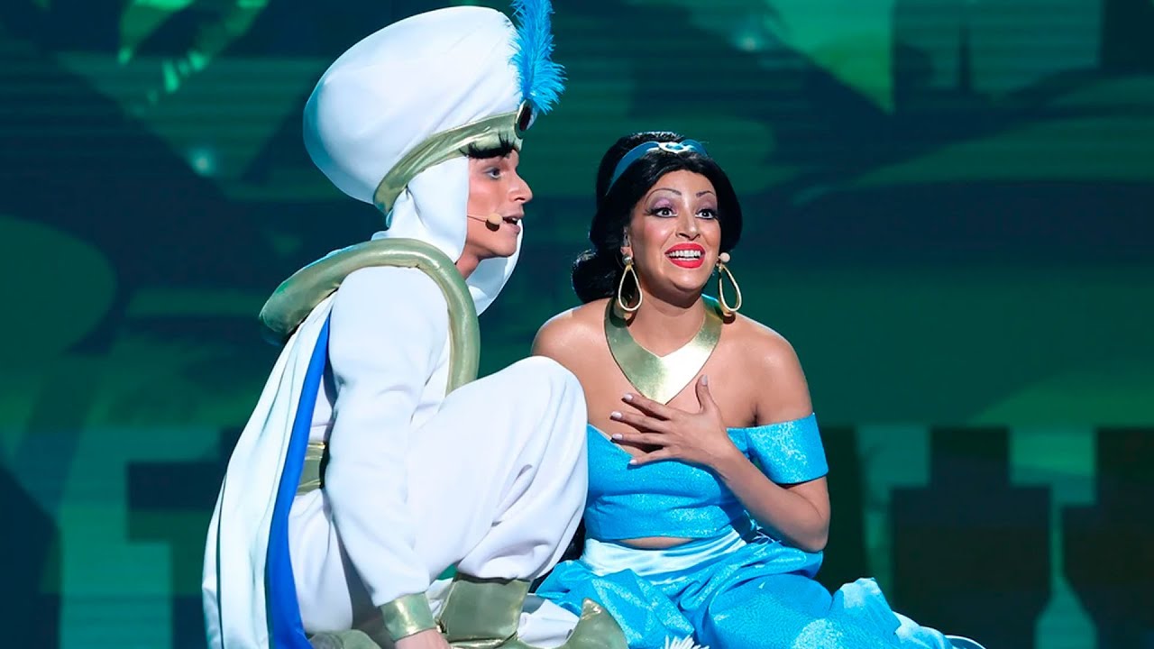 Ana Guerra y Raoul López imitan a Aladdin y Jasmine en 