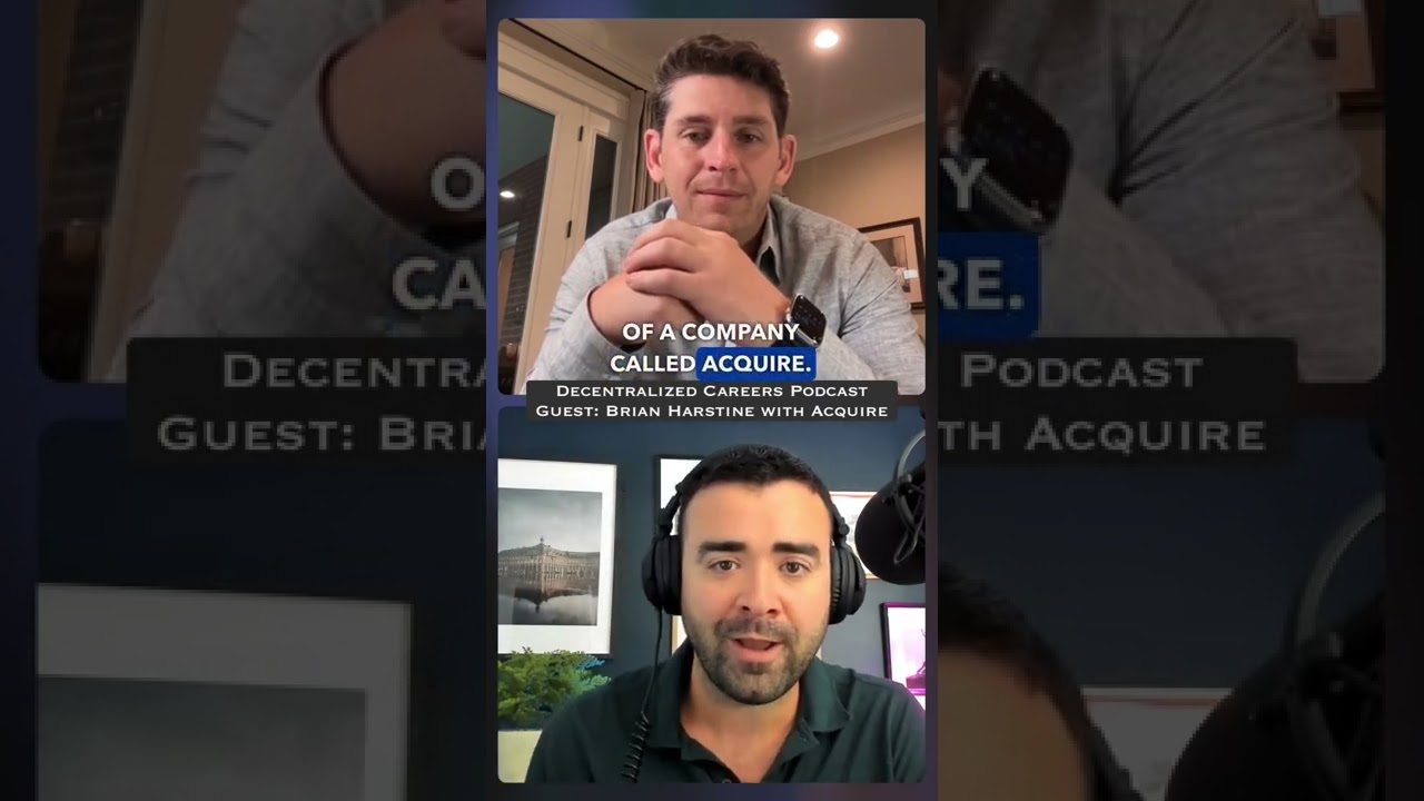 Decentralized Careers Podcast guest Acquire