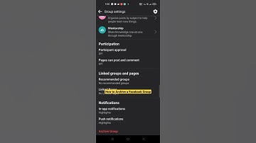 How to Archive a Facebook Group? #shorts #android #howto #facebook #group