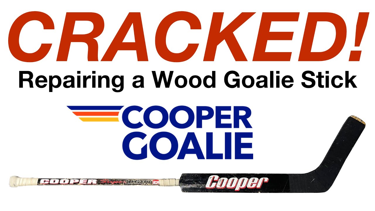 DIY GOALIE Repairing a Wood Hockey Goalie Stick YouTube