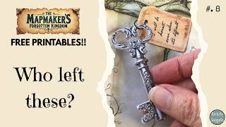 Who Left These Mysterious Keys in the Kingdom | Interactive Junk Journal Tutorial +Free Printables!