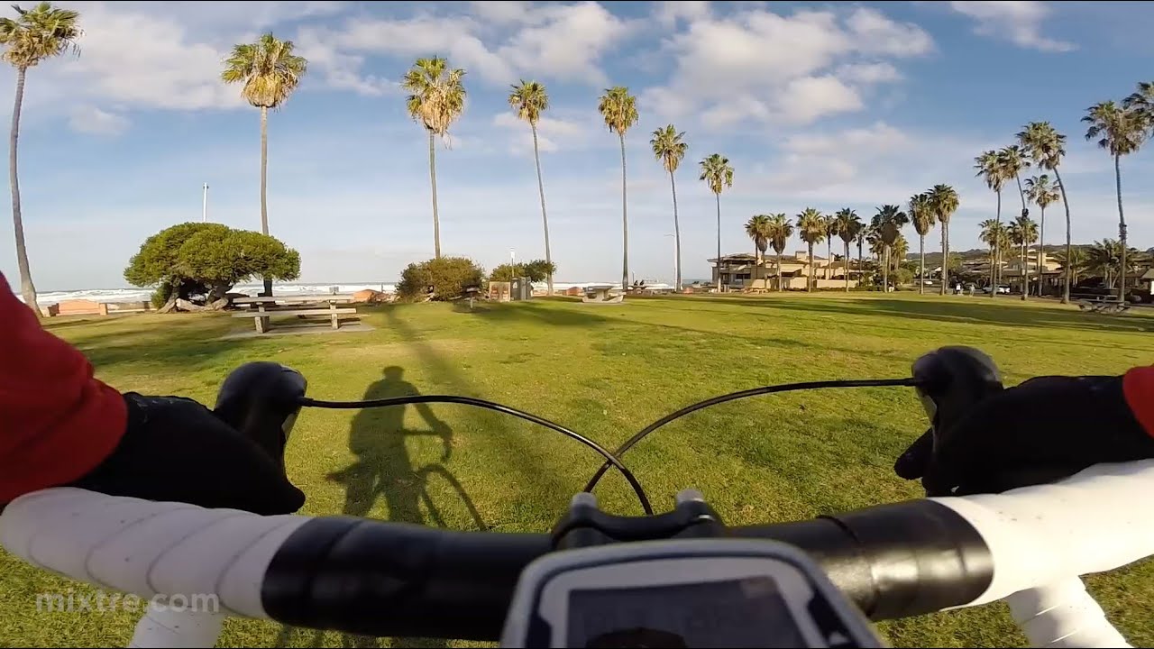 Bike ride down to La Jolla Shores and UCSD YouTube