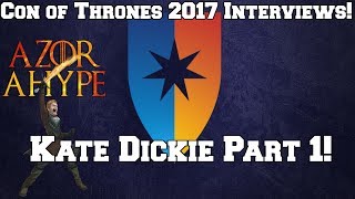 Con of Thrones 2017 Vlog Part 2 - Kate Dickie Interview