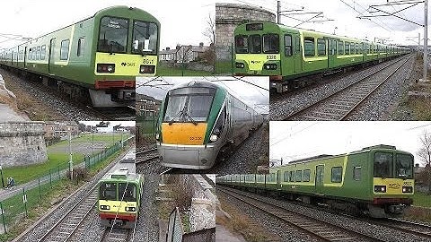 Irish Rail Trains - Booterstown, Dublin