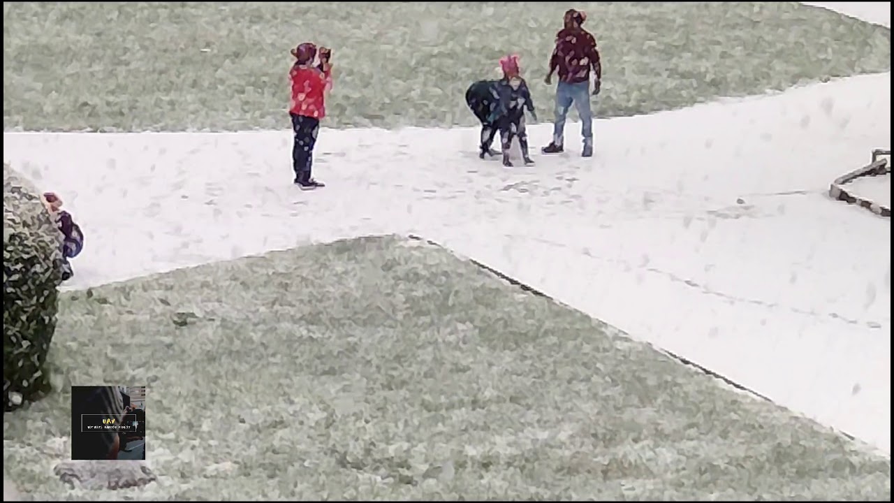 British Families Ignore Covid-19 UK Lockdown Stay at Home Rules to Take Selfies in the Snow